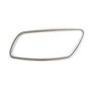 interior coche piezas Para A6 C8 2019-2022 LHD Embellecedor De Cubierta De Marco Para Guantera De Copiloto De Acero Inoxidable(Silver)