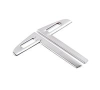 interior coche piezas Para Koleos Para Samsung Para QM6 (2017-2020) Cubierta Del Marco De La Salida De Aire Acondicionado Consola Central(Silver B)