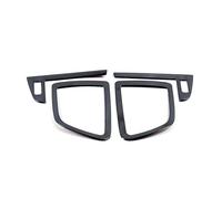 interior coche piezas Para Koleos Para Samsung Para QM6 (2017-2020) Cubierta Del Marco De La Salida De Aire Acondicionado Consola Central(Black A and B)