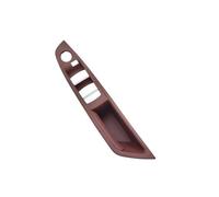 Interior Con Volante Izquierda Derecha, Panel De Reposabrazos Embellecedor Sin Botón Plegado Espejo Para Serie 5 F10 F11 F18 520 523 525 528 530 Manija Techo Interior Automóvil(Rhd Red Brown)