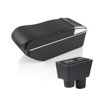 Interior Consola Central Elevada El Interior Coche Compartimento Almacenamiento Doble Capa Y Portavasos Para Nissan Para Almera Para Versa Accesorios(A curved red line)