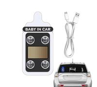 Interior Del Automóvil - Acento Del Cuerpo De ABS De Energía Fotovoltaica, Soporte Adhesivo Para Serie De Cuentas Luminosas, Unidad De Ajuste De Brillo Reactivo Al Movimiento | Para Sedán Suv C