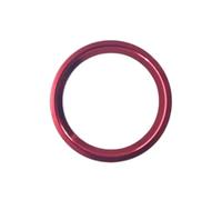 Interior del Coche Compatible Con Nissan Para Rogue 2021 2022 2024 Pegatina Marco Protector Metal Purpurina Botón Arranque Motor Un Clic Coche(Red)