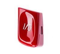 Interior del Coche Compatible Con Para E46 M3 1998 1999 2000 2001 2002 2003 2004 Botón Volante De Coche Cubierta I O VO Consola Interruptor Modo Sport(Black,I/O)