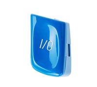 Interior del Coche Compatible Con Para E46 M3 1998 1999 2000 2001 2002 2003 2004 Botón Volante De Coche Cubierta I O VO Consola Interruptor Modo Sport(Blue,I/O)