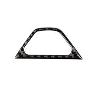 Interior del Coche Compatible Con Para F10 F18 2011 2012 2013 2014 2015 2016 2017 Pegatinas Decoración Marco Cubierta Panel Base Transmisión Coche Accesorios(Black)