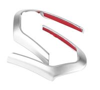 Interior Del Coche Para BMW F20 F22 F30 F32 F10 F06 F15 F16 ABS, Cubierta Decorativa Para Volante De, Marco Embellecedor(Silver Chrome)