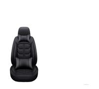 Interior del Coche para Civic para Fit para CRV para XRV para Accord para Odyssey para Jazz para City Funda De Cuero para Asiento De Coche Accesorios Funda Asiento(B Black Pillow)