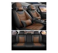 Interior del Coche para Fit para Civic para CRV para XRV para Accord para Odyssey para Jazz para City Funda De Asiento Accesorios De Estilo De Coche Funda Asiento(B Black Brown Pillow)