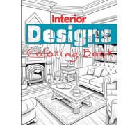 Interior Design Coloring Book for Adults
