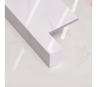 Interior Exterior Protector Alféizar Ventana Paneles, Placa De Repuesto Duradera Y Protector De Repisa, Para Dormitorio, Hotel, Oficina, Alféizar De Ventana Del Hogar(White,90 * 25cm/35.4x9.8in)