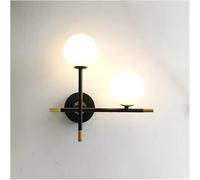 Interior Glass Wall Lamp Living Bedroom Lighting Fixture Kitchen Aisle Hallway Decor Light for Indoor Illumination(Cold White,Right)