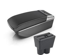 Interior Mejora Del Reposabrazos Para Suzuki Para Alto: Consola Central Con Doble Compartimento Y Portavasos. Accesorios(B straight White line)