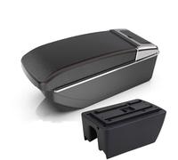 Interior Modificación Del Reposabrazos Para Suzuki Para Ertiga Con Consola Central De Doble Compartimento Y Portavasos Accesorios(B straight red line)