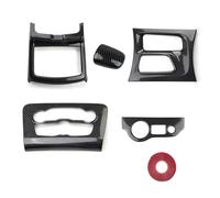 Interior Molduras Decorativas 5 Piezas Para Dodge Para Charger 2015-2023 Control Central CA Cambio Marchas Portavasos Interruptor Faros Panel Botones Cubierta