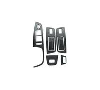 Interior Molduras Decorativas Adhesivo Interior Para El Panel De Botones Del Interruptor Elevalunas Reposabrazos La Puerta Para Q7 2008-2015(Negro)