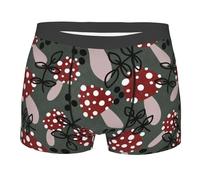Interior para Hombre Plantación De Setas De Otoño Boxer Shorts Hombre Sueltos Cómodos Ropa Interior Hombres para Dormir Uso Diario S