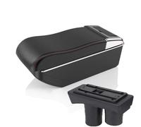 Interior Para Peugeot 301: Modificación Interior Del Reposabrazos Con Guantera Central De Doble Capa Y Portavasos. Accesorios(A curved red line)