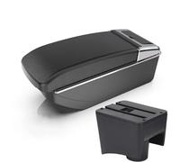 Interior Para VW Para Polo Mk5 6R Para Vento 2012-2018 Modificación De Piezas Para Reposabrazos, Consola Central Y Almacenamiento De Doble Capa. Accesorios(B straight black line)