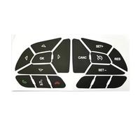 Interior pegatinas Compatible con Dodge para Charger 2016 2017 2018 2019 2020 2021 2022 Pegatinas negras para reparar botones de coche calcomanías para botones del volante