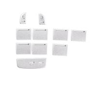 Interior Pegatinas Compatible Con Jaguar XF 2012 2013 2014 2015 Accessoires Intérieurs Chromés Para Bouton Lève-vitre Voiture Argenté Couvercle Commutateur En Verre Garniture Autocollante