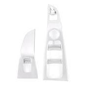 Interior Pegatinas Estilo Para X5 G05 X7 G07 2019-2022 LHD Ventana Panel Interruptor Elevación Vidrio Reposabrazos Cubierta Embellecedora Interior(2pcs de plata)