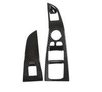 Interior Pegatinas Estilo Para X5 G05 X7 G07 2019-2022 LHD Ventana Panel Interruptor Elevación Vidrio Reposabrazos Cubierta Embellecedora Interior(Carbon Fiber 2pcs)