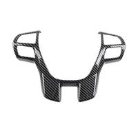 Interior Pegatinas Marco De Cubierta Panel Botones Para Volante Interior Coche Embellecedor Textura Fibra Carbono ABS Para Ford Para Ranger 2015-2020