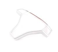 Interior Pegatinas Para Mercedes Para Benz ABCE Para CLA CLS GLA GLK Clase W176 W246 W204 W207 W212 W117 W218 X156 X204 Cubierta Embellecedora Marco Volante(Plata)