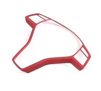 Interior Pegatinas Para Mercedes Para Benz ABCE Para CLA CLS GLA GLK Clase W176 W246 W204 W207 W212 W117 W218 X156 X204 Cubierta Embellecedora Marco Volante(Rojo)