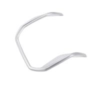 Interior Pegatinas Tiras Decorativas Volante ABS Cromado Pegatinas Embellecedoras Cubierta Para Land Para Rover Para Range Para Evoque Interior 2012-2017(Plata)