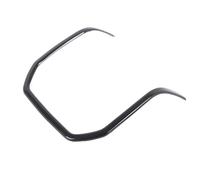 Interior Pegatinas Tiras Decorativas Volante ABS Cromado Pegatinas Embellecedoras Cubierta Para Land Para Rover Para Range Para Evoque Interior 2012-2017(Negro)