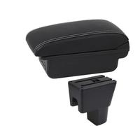 Interior Piezas De Modificación Para La Caja Del Reposabrazos Del Coche: Añadir Caja De Almacenamiento Y Accesorios Para Suzuki Para Celerio Accesorios(B white line)