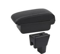 Interior Piezas De Modificación Para La Caja Del Reposabrazos Del Coche: Añadir Caja De Almacenamiento Y Accesorios Para Suzuki Para Celerio Accesorios(C white line)