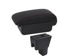 Interior Piezas De Modificación Para La Caja Del Reposabrazos Del Coche: Añadir Caja De Almacenamiento Y Accesorios Para Suzuki Para Celerio Accesorios(B red line)