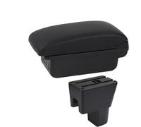 Interior Piezas De Modificación Para La Caja Del Reposabrazos Del Coche: Añadir Caja De Almacenamiento Y Accesorios Para Suzuki Para Celerio Accesorios(B black line)