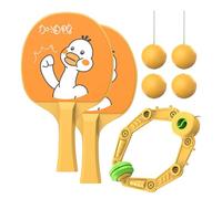 Interior -pong Game - Tenis de mesa portátil para niños, ejercicio físico con pelotas y remo | Kit deportivo interactivo para las actividades recreativas Clase House