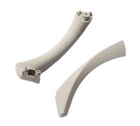 Interior puerta lateral pasajero apoyabrazos Para BMW Serie 3 E90 E91 E92 316 318 320 325 328i 2004-2012 Manija Interior La Puerta Pasajero Tirador Kit Fibra Carbono RHD LHD(Gray-Set-Right)