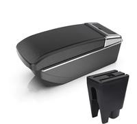 Interior Reposabrazos De Coche Modificado Con Almacenamiento De Doble Capa, Consola Central, Accesorios De Decoración Interior Para Aygo BJ Accesorios(B straight black line)