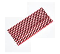 Interiores 10 Uds. 20cm Salida Aire Acondicionado Coche Tiras Decorativas Moldura Forma U Protector Borde Puerta Protector Esquina Interior Funda decoraci(Rojo)