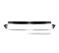 Interiores 16 Uds Para Tesla Para Modelo Y 2020 + Para Modelo 3 2017-2022 Panel Central Tablero Tiras Embellecedoras Pegatina Interior Funda decoraci(Negro)