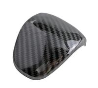 Interiores ABS Cubierta Pomo Cambio Coche Embellecedor Para Kia Para K3 Para Soul 2019-2021 Pomo Palanca Cambios Cubre Adhesivos Funda decoraci(Negro carbón)
