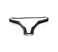 Interiores Accesorios Para Coche Panel Volante Fibra Carbono Cubierta Marco Pegatina Embellecedora Decoración Interior Para Tesla Modelo SX 2012-2020 Funda decoraci