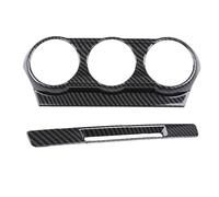 Interiores Accesorios Para Mazda CX-3 CX3 2017 2018 Cubierta Panel Aire Acondicionado Consola Central Embellecedor Pantalla Interior Coche