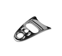 Interiores Accesorios Para Mercedes Para Smart 453 Para Fortwo Para Forfour Pegatinas Decorativas Panel Engranaje Coche Acero Inoxidable(Negro)