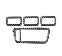 interiores coche Compatible Con VW Para Golf 7 Para GTI R Para GTE Para GTD MK7 2013-2019 Botones Elevación Cristal Ventana Para Marco Moldura Accesorios Decorativos(Left-hand drive B)