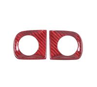 Interiores Coche Para Chevrolet Para Corvette C8 2020-2024 Embellecedor Base Barra Dirección Del Volante Del Coche Accesorios Interiores Auto Interior(Red carbon fiber)