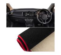 Interiores Coche Para Kia Para Pegas 2021-2024 Tablero Instrumentos Coche Almohadilla Antideslizante Para Evitar Luz Alfombras Panel Instrumentos Auto Interior(A Red Side RHD)