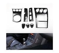 Interiores Consola Central Decorativos Para Nissan 350Z Z33 2003 2004 2005 2006 Decoración Interior Coche Cubierta Engranaje Embellecedores Pegatinas Accesorios ABS Estilo Fibra Carbono ( Tamaño : J )