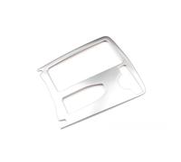 Interiores De Coche Para Benz Clase C 2007-2014 W204 RHD/LHD Acero Inoxidable Control Central Portavasos Pegatina Decorativa Car Interior Accessories(Silver Right)